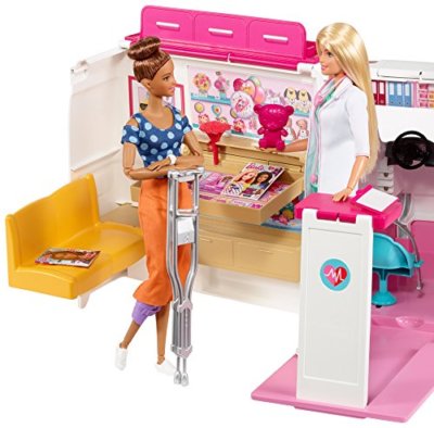 barbie ambulance and hospital playset